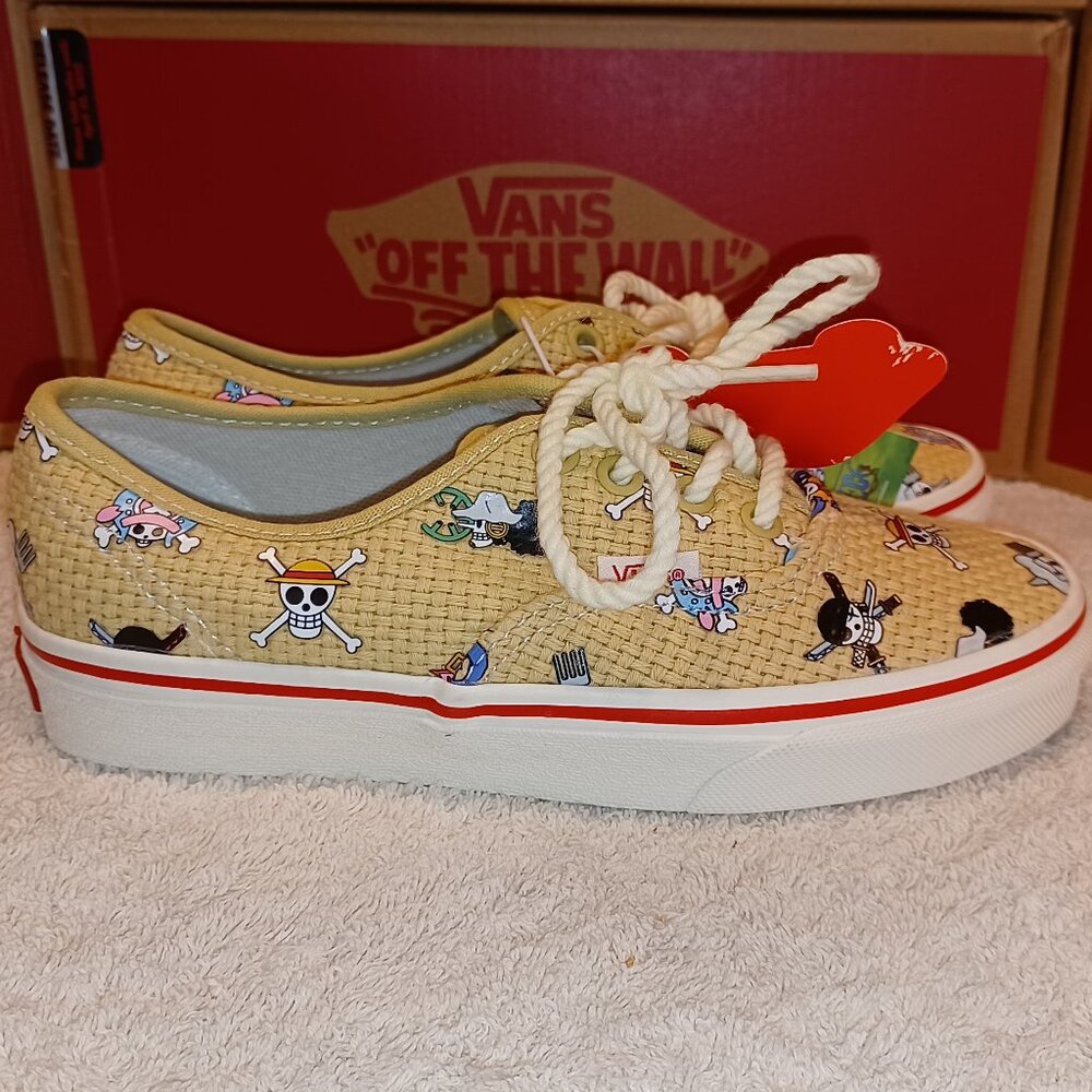 Vans Men's 3.5/Women's 5 One Piece x Authentic 'Straw Hat' VN0A5JMPKKK